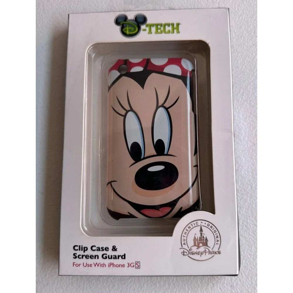 Disney D-Tech iPhone‎ 3GS Phone Case Set Minnie Mouse Steamboat Willie WDW NIB